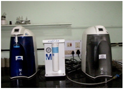 Millipore water purification system for providing ultra-pure water for laboratory